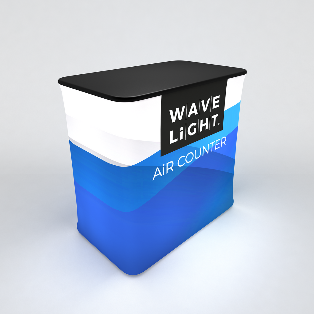 Wavelight® Air Backlit Inflatable Counter - Rectangle - Medium