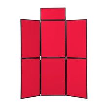 Load image into Gallery viewer, DisplayPro 6 Panel Display Board - Black Frame - Red Fabric
