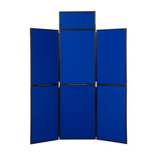 Load image into Gallery viewer, DisplayPro 6 Panel Display Board - Black Frame - Royal Blue Fabric
