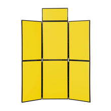 Load image into Gallery viewer, DisplayPro 6 Panel Display Board - Black Frame - Yellow Fabric
