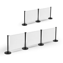 Load image into Gallery viewer, 6 Posts - 5 Graphics - Custom Branded Café Banner  - Black
