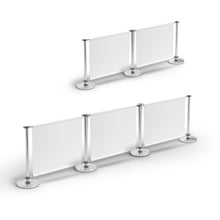 Load image into Gallery viewer, 6 Posts - 5 Graphics - Premium Cafe Barrier
