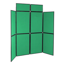 Load image into Gallery viewer, DisplayPro 8 Panel Display Board - Black Frame - Green Fabric
