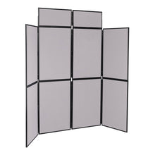 Load image into Gallery viewer, DisplayPro 8 Panel Display Board - Black Frame - Grey Fabric
