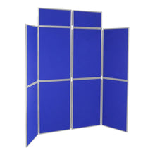 Load image into Gallery viewer, DisplayPro 8 Panel Display Board - Grey Frame - Royal Blue Fabric
