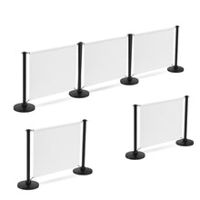 Load image into Gallery viewer, 8 Posts - 5 Graphics - Custom Branded Café Banner  - Black
