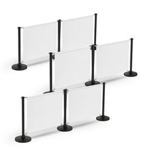Load image into Gallery viewer, 9 Posts - 6 Graphics - Custom Branded Café Banner  - Black
