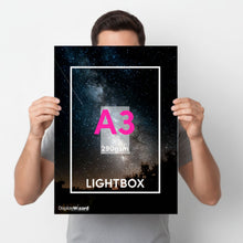 Load image into Gallery viewer, A3 Lightbox Poster
