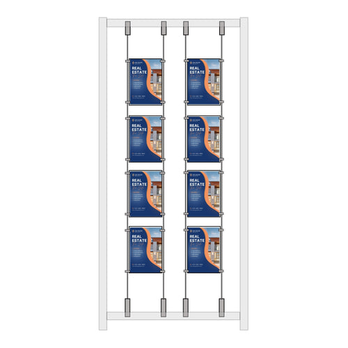 A4 Portrait x8 - Acrylic Pocket Kit