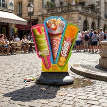 Load image into Gallery viewer, POW! Custom Shaped Forecourt Sign
