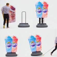 Load image into Gallery viewer, POW! Custom Shaped Forecourt Sign

