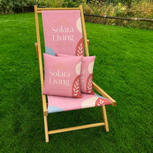 Load image into Gallery viewer, Branded Cushion With Deckchair
