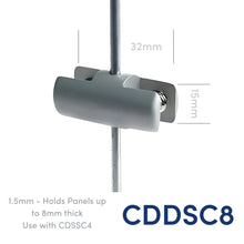 Load image into Gallery viewer, Cable Display Kit - Cable Clamps for 8mm Panels
