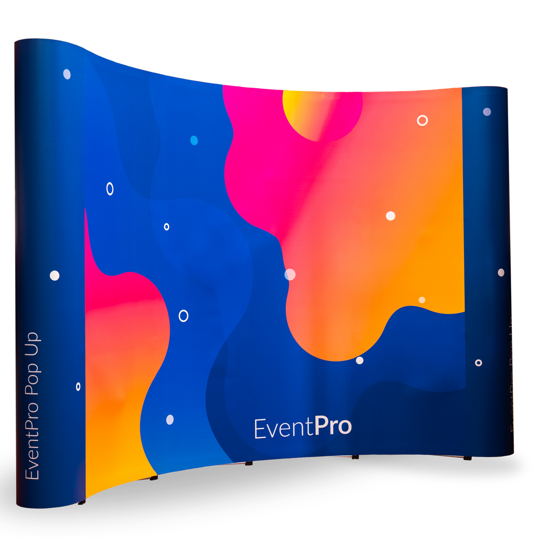 EventPro Pop Up Display Stand - 3x4 - Curved