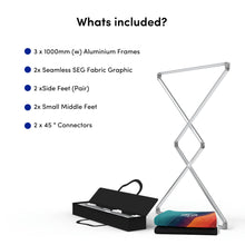 Load image into Gallery viewer, QwikFRAME Exhibition Corner Kit
