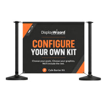 Load image into Gallery viewer, Custom Branded Café Banner Kits - Black
