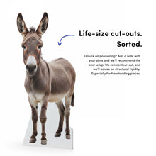 Load image into Gallery viewer, Custom Foamex Board Printing - Contour Cut Donkey
