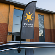 Load image into Gallery viewer, Custom Printed Car Window Flag - Feather
