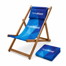 Load image into Gallery viewer, Custom Printed Deckchairs - Towel With Headrest
