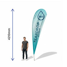 Load image into Gallery viewer, JetStream 360 Flag - Teardrop - Extra large
