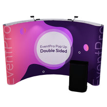 Load image into Gallery viewer, EventPro Double Sided Pop Up Display Stand - 3x5 - Curved - Zeus Hardware Only Case
