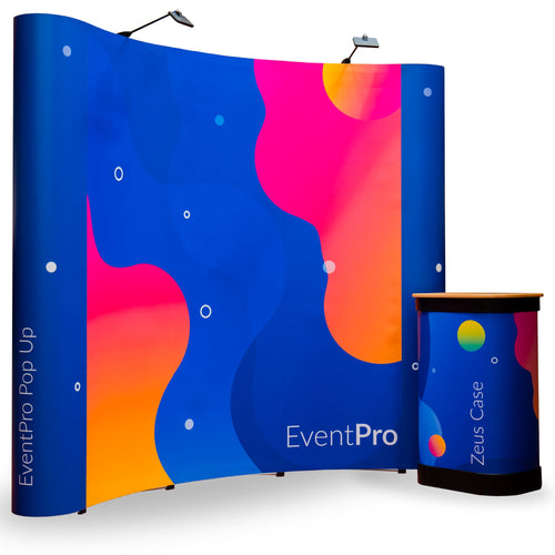 EventPro Pop Up Display Stand - 3x3 - Curved
