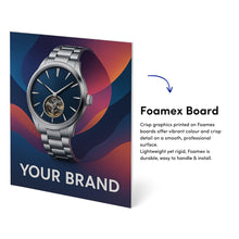 Load image into Gallery viewer, Foamex Board Print Benefits
