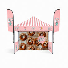 Load image into Gallery viewer, Gazebo With Jetstream double Feather Flag 

