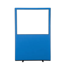 Load image into Gallery viewer, Glazed Office Screen -1200mm by  1800mm - Tall , Blue
