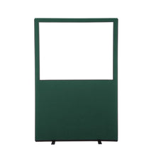 Load image into Gallery viewer, Glazed Office Screen -1200mm by  1800mm - Tall , Bottle Green
