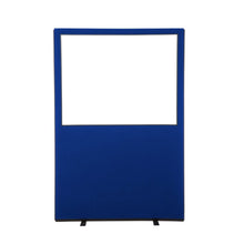 Load image into Gallery viewer, Glazed Office Screen -1200mm by  1800mm - Tall , Royal Blue
