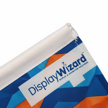 Load image into Gallery viewer, Hand Held Flag Printing close up 
