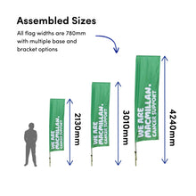 Load image into Gallery viewer, JetStream 360 Flag - Square Top Sail Comparison
