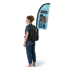 Load image into Gallery viewer, JetStream Promo Backpack Flags Feather
