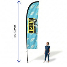 Load image into Gallery viewer, JetStream Promo Feather Flag Large Height
