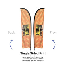 Load image into Gallery viewer, JetStream Promo Feather Flag Small Print
