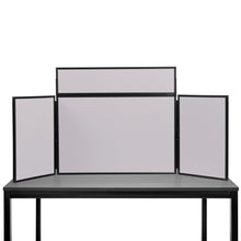 Load image into Gallery viewer, DisplayPro Junior Desktop Display Board - Black Frame - Grey Fabric
