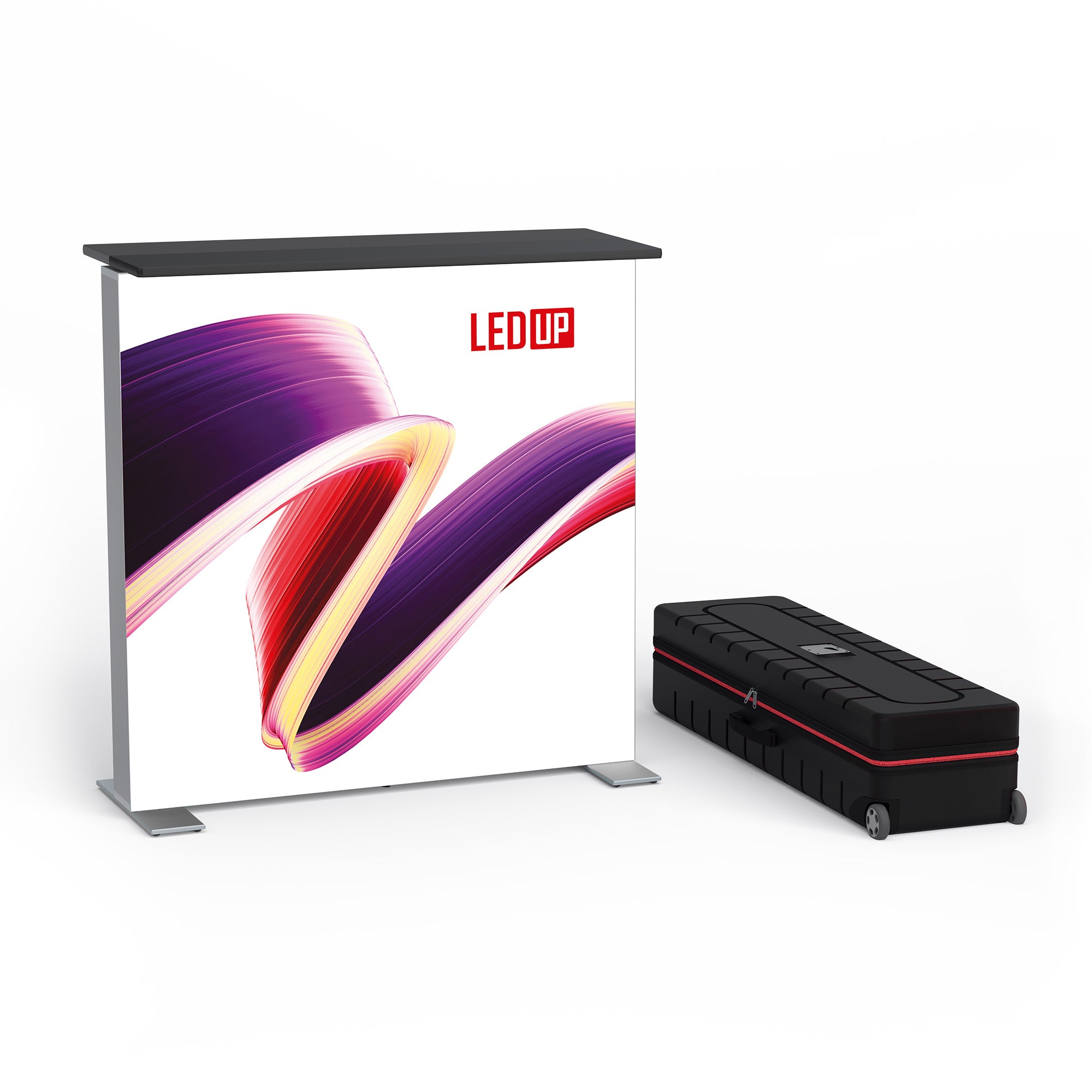 LEDUP Counter | Portable Backlit LED Exhibition Counter – Display Wizard