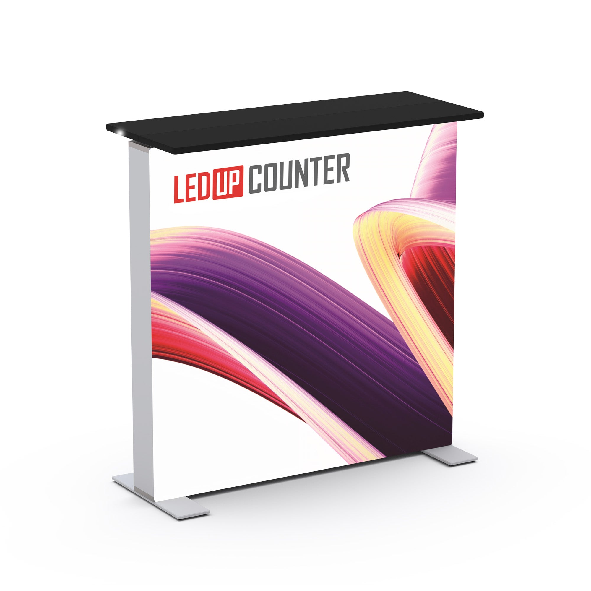 Rep Counter Led LEDUP Counter | Portable Backlit LED Exhibition Counter – Display Wizard