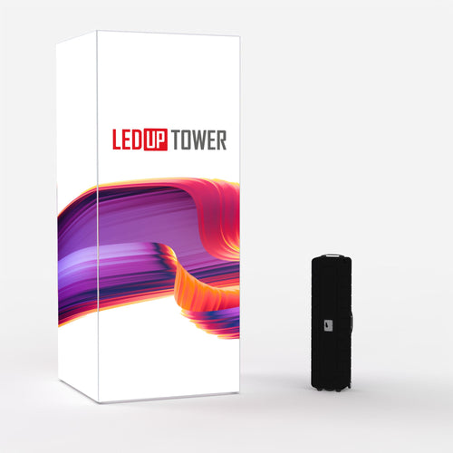 LEDUP Tower - 1240mm x 2980mm with ABS Case - Lightbox Pillar