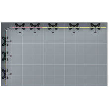 Load image into Gallery viewer, Twist2 Modular Display Stands - L Shape - 5m x 3m - Top View
