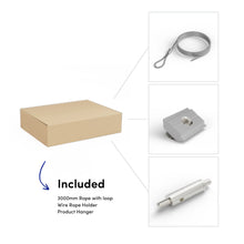 Load image into Gallery viewer, LineUp Product Hanger whats included
