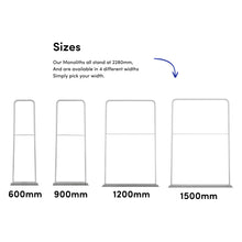 Load image into Gallery viewer, Monolith Width Sizes
