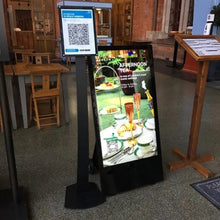 Load image into Gallery viewer, Outdoor Digital Battery A-Board 43 inch Indoor Example
