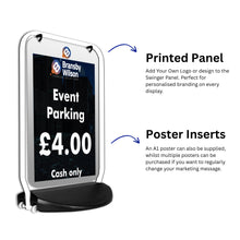 Load image into Gallery viewer, Swinger 4000 Poster Swing Sign
