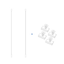 Load image into Gallery viewer, 2 Cable &amp; Toggle Kits for Acrylic Display Frame
