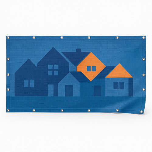 PVC Mesh banners Houses 