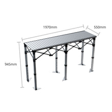 Load image into Gallery viewer,  Professional Outdoor Event Table – Adjustable Heavy Duty &amp; Portable Dimensions
