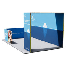 Load image into Gallery viewer, QWIKFRAME - 5x3 Backwall with Arch and Barriers - Side On View
