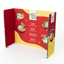 Load image into Gallery viewer, QwikFRAME-ShapeSeamlessFabricModularStand-3x1U-Shape
